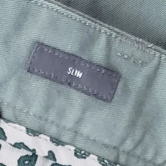 Bonobos Mens Light Green Flat Front Original Slim Chino Pants 36 x 32 - Picture 9 of 9